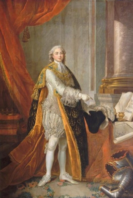 Louis XVIII, King of France by Francois Hubert Drouais, 1771 2